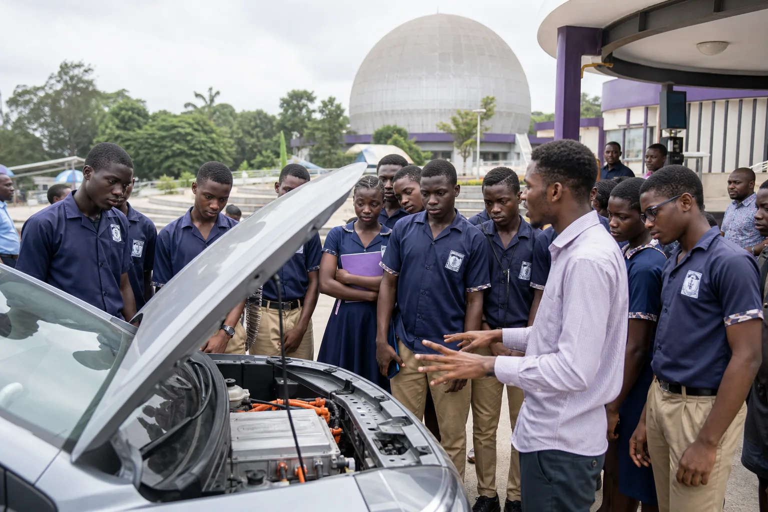 Educ. Field Trip On The Solar System & Electric Cars @ The Planetarium & SolarTaxi Respectively